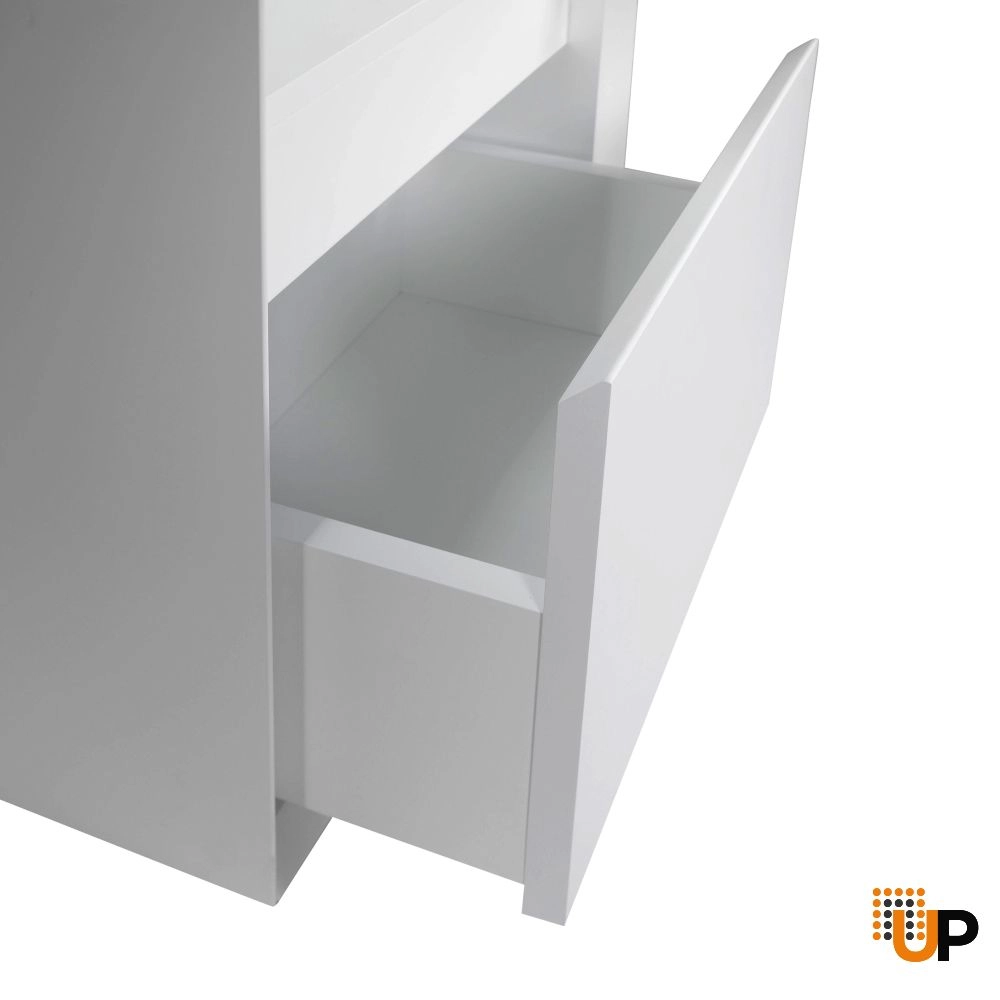Side Vanity Cabinet DONATO, White Matt, 16" photo#6