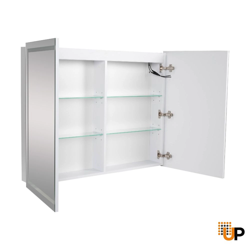 LED Medicine Cabinet SUMMER Collection - 40"-White Matte photo#4