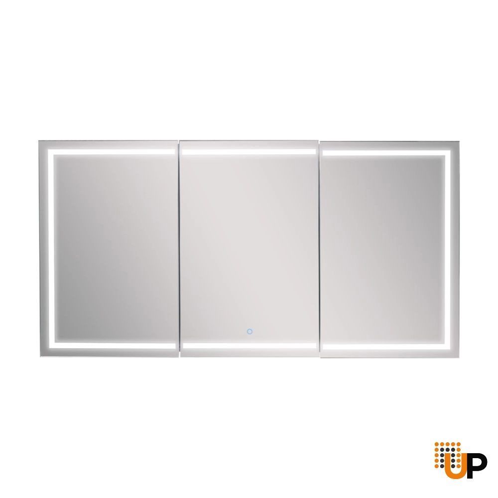 LED Medicine Cabinet SUMMER Collection - 60"-White Matte photo#2