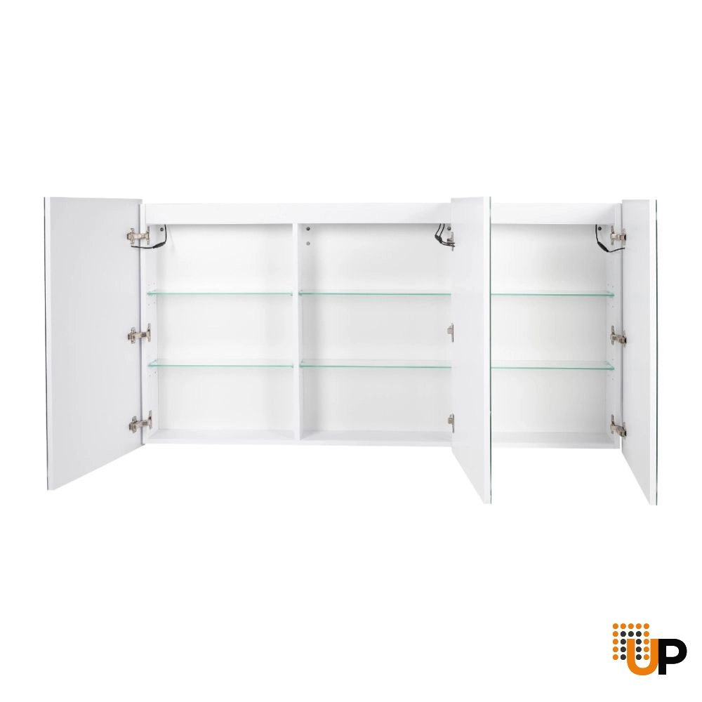 LED Medicine Cabinet SUMMER Collection - 60"-White Matte photo#3