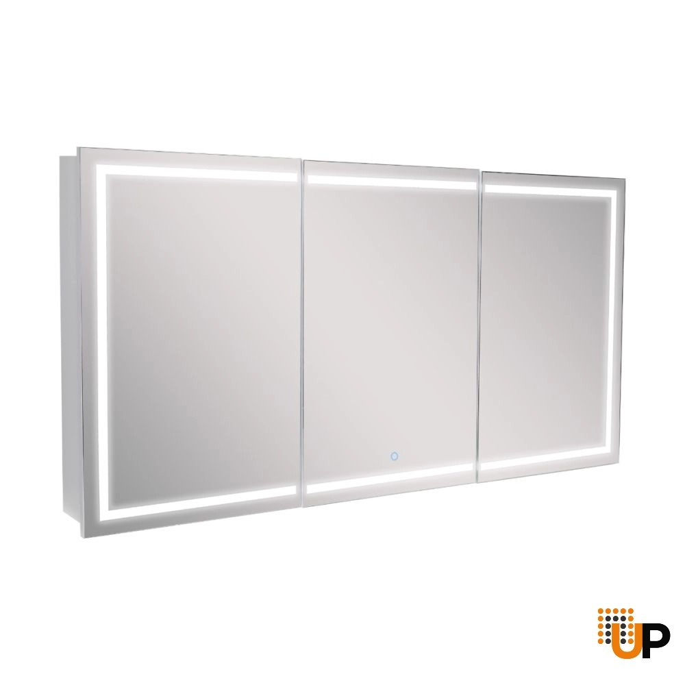 LED Medicine Cabinet SUMMER Collection - 60"-White Matte photo#8