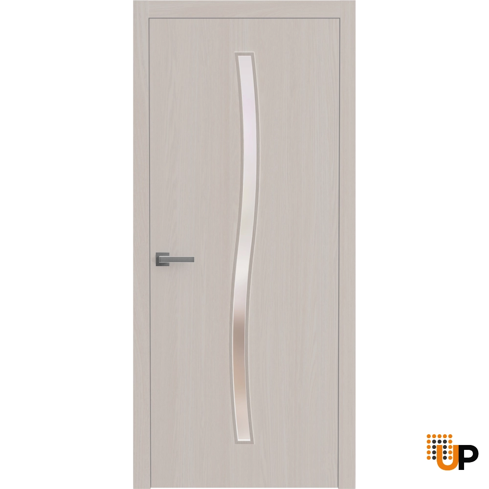 Single solid wood with honeycomb interior swing door | Basic 3002 Ash Franko | 18 x 80 photo#1