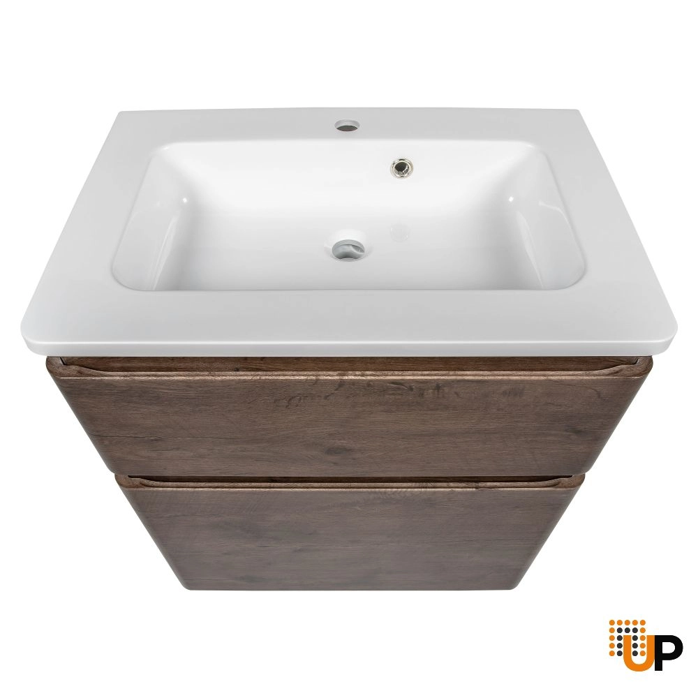 Modern Free Standing Bathroom Vanity with Washbasin | Comfort Rosewood Collection | Non-Toxic Fire-Resistant MDF-32" photo#6