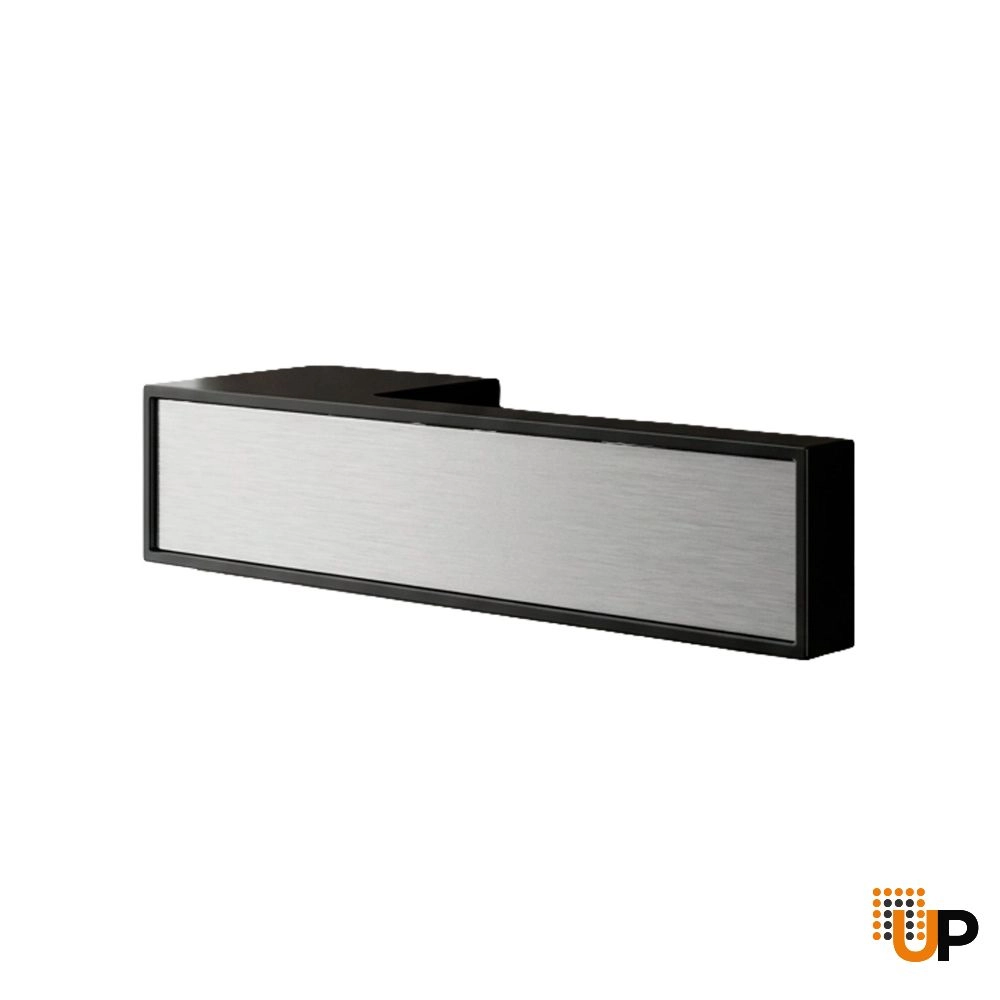 Door Euro Handle 3084 for Magnetic Lock, Black Passage photo#1