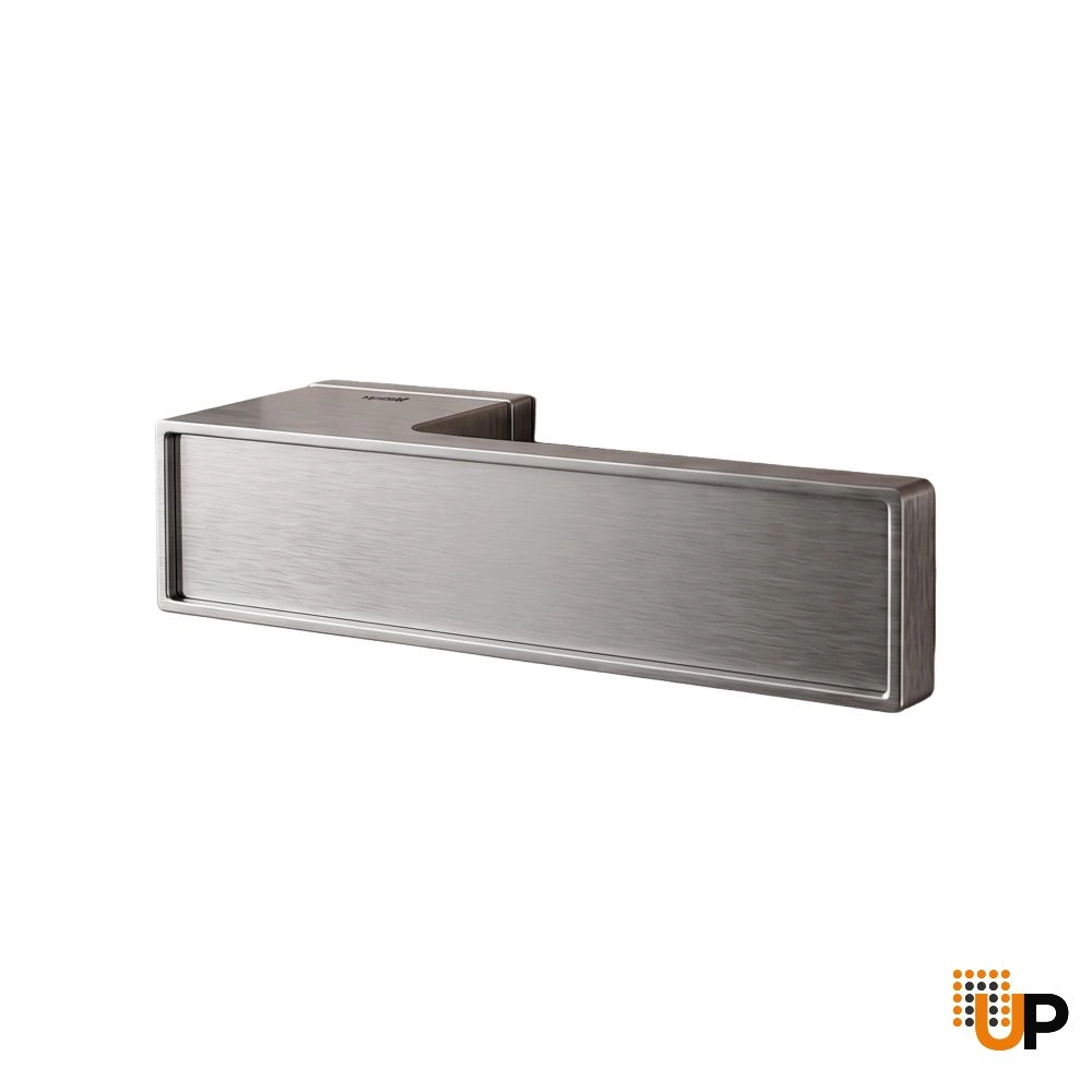 Door Euro Handle 3084 for Magnetic Lock, Satin chrome Passage photo#1