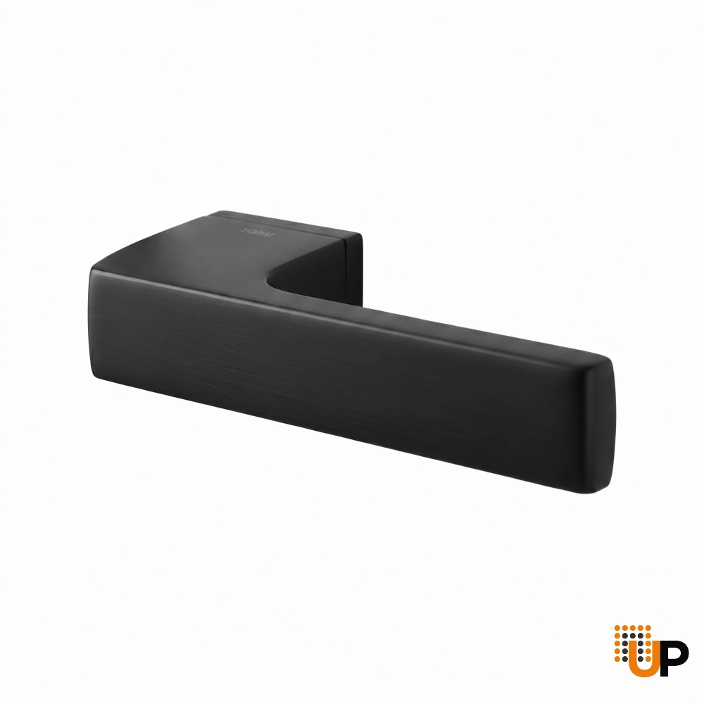 Door Euro Handle 3099 for Magnetic Lock, Black Passage photo#1