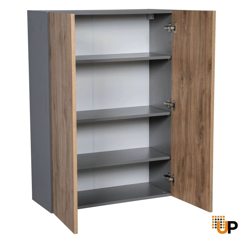 30" x 42" Wall Cabinet-Double Door-with Natural Teak door photo#2