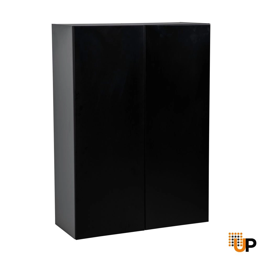 33" x 42" Wall Cabinet-Double Door-with Black Matte door photo#1