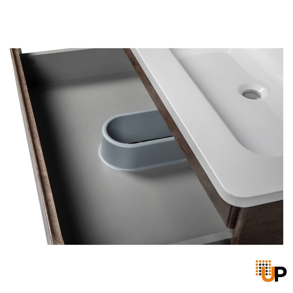 Modern Wall-Mounted Bathroom Vanity with Washbasin | Comfort Rosewood Collection | Non-Toxic Fire-Resistant MDF-24" photo#7