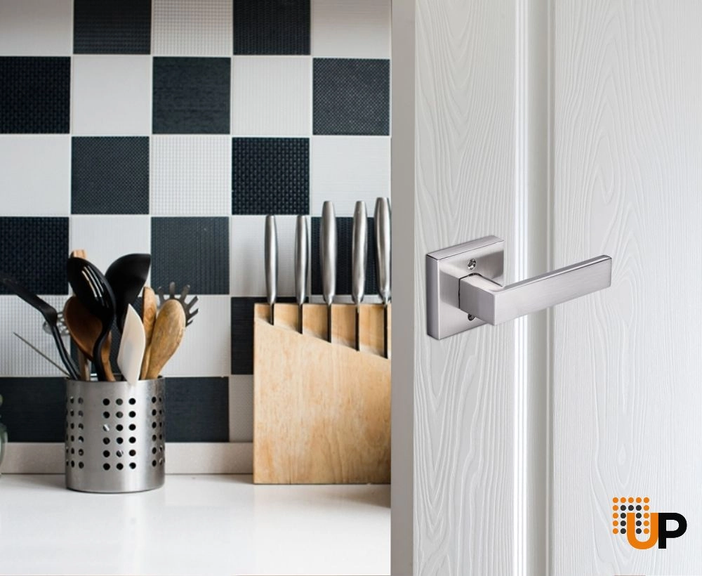 Modern Square Handle-Brushed Nickel Dummy 2 pack photo#4