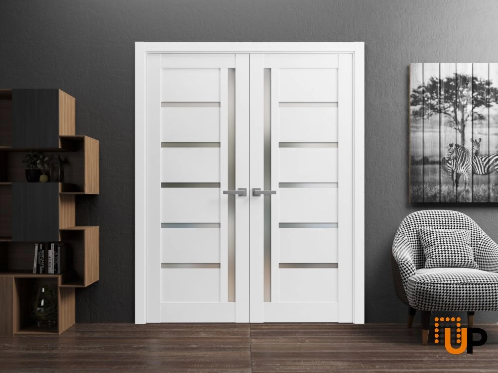 Quadro 4088 interior door slab 32x80 white Photo #6