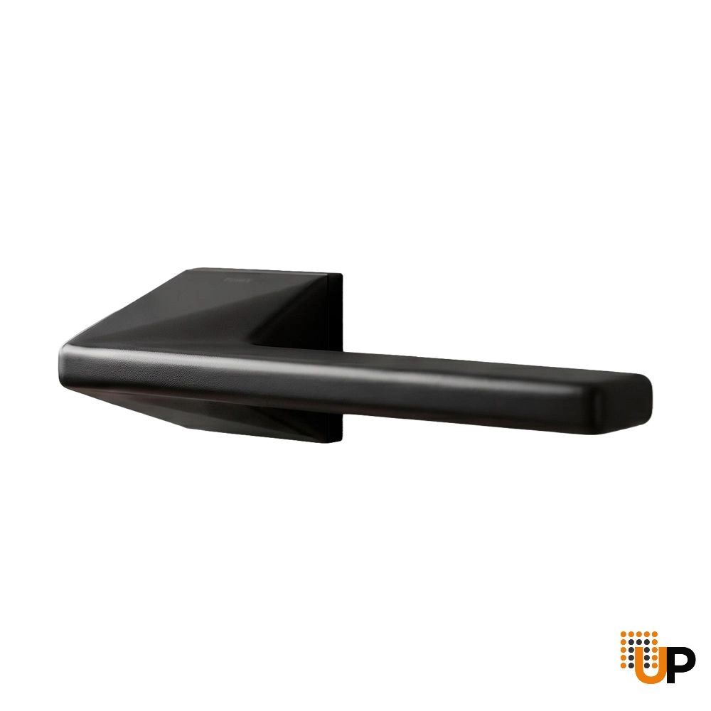 Door Euro Handle 4130 for Magnetic Lock, Black Passage photo#1