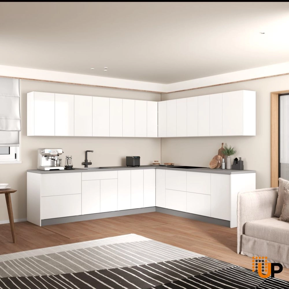 306-MODERN DOOR-9x24 -WHITE GLOSS-9010 photo#2