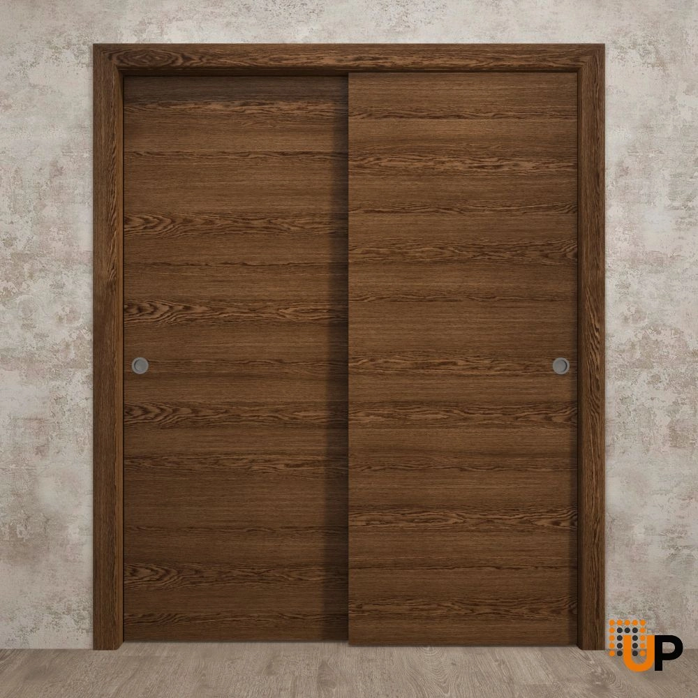 Single solid wood with honeycomb interior door slab | Ego 5000  EGO Cognac Oak | 18 x 80 photo#4