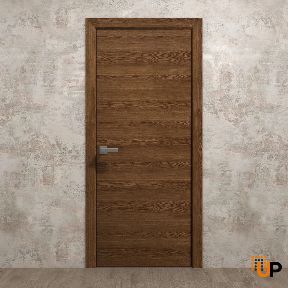 Single solid wood with honeycomb luxury interior swing door | Ego 5000  EGO Cognac Oak | 18 x 80 photo#2