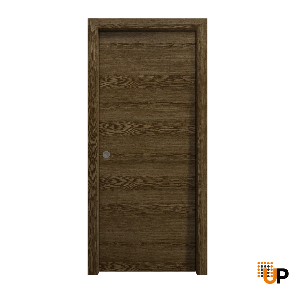 Single solid wood with honeycomb sliding flush interior pocket door | Ego 5000  EGO Marble Oak | 30 x 80 photo#1