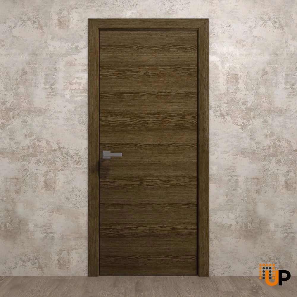 Single solid wood with honeycomb luxury interior swing door | Ego 5000  EGO Marble Oak | 18 x 80 photo#2