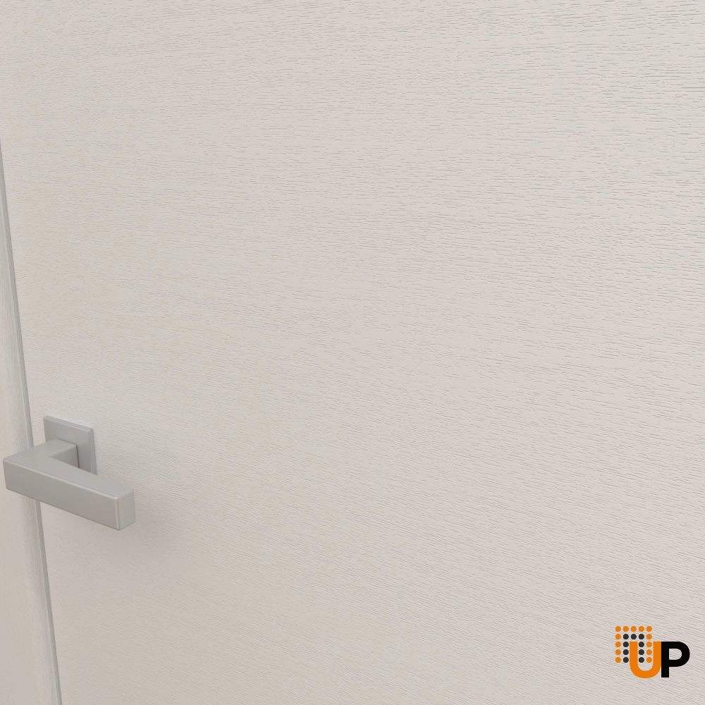 Single solid wood with honeycomb sliding interior pocket door | Ego 5000  EGO Painted White Oak | 18 x 80 photo#3
