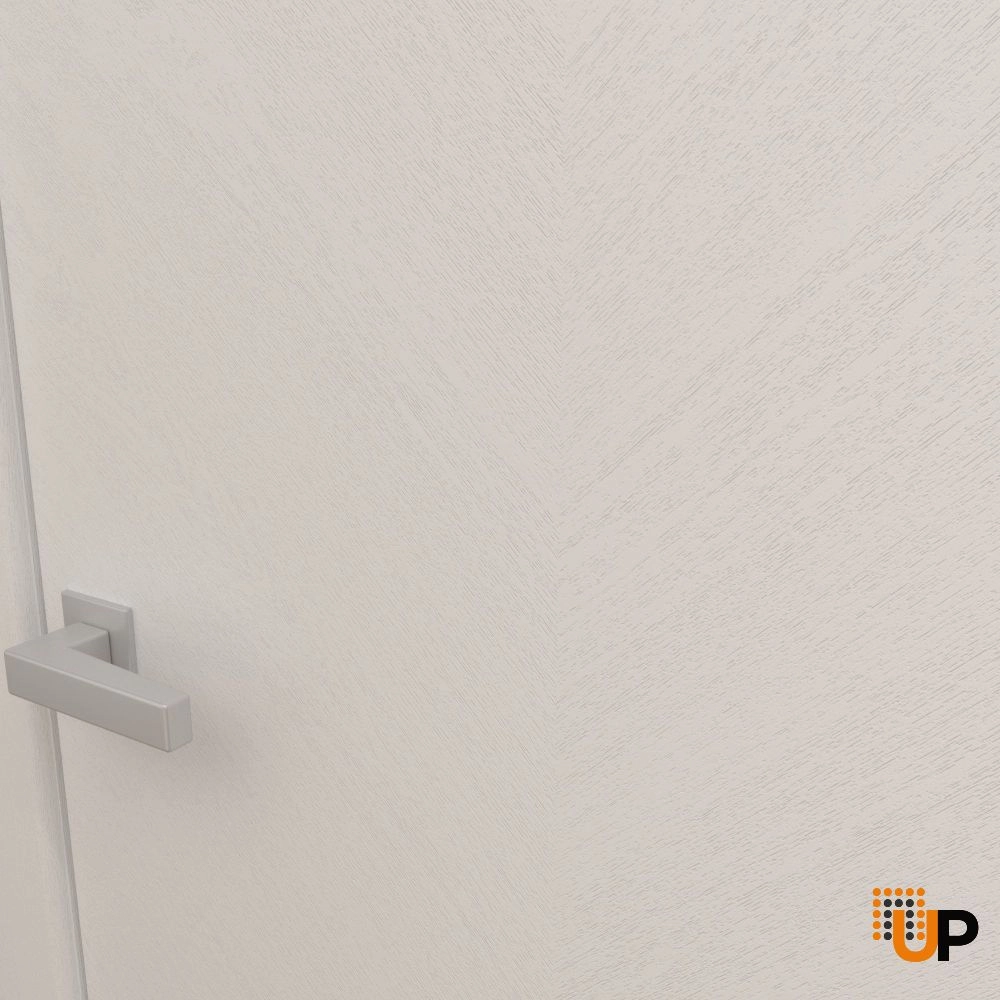 Double solid wood with honeycomb sliding classic interior barn double door | Ego 5005  EGO Painted White Oak | 36 x 80 (2* 18x80) photo#3