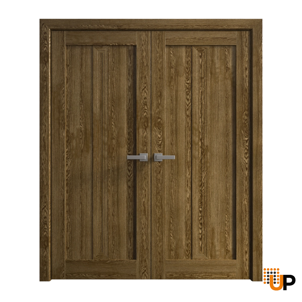 Double solid core french interior swing double door | Ego 5006  EGO Marble Oak | 36 x 84 (2* 18x84) photo#1