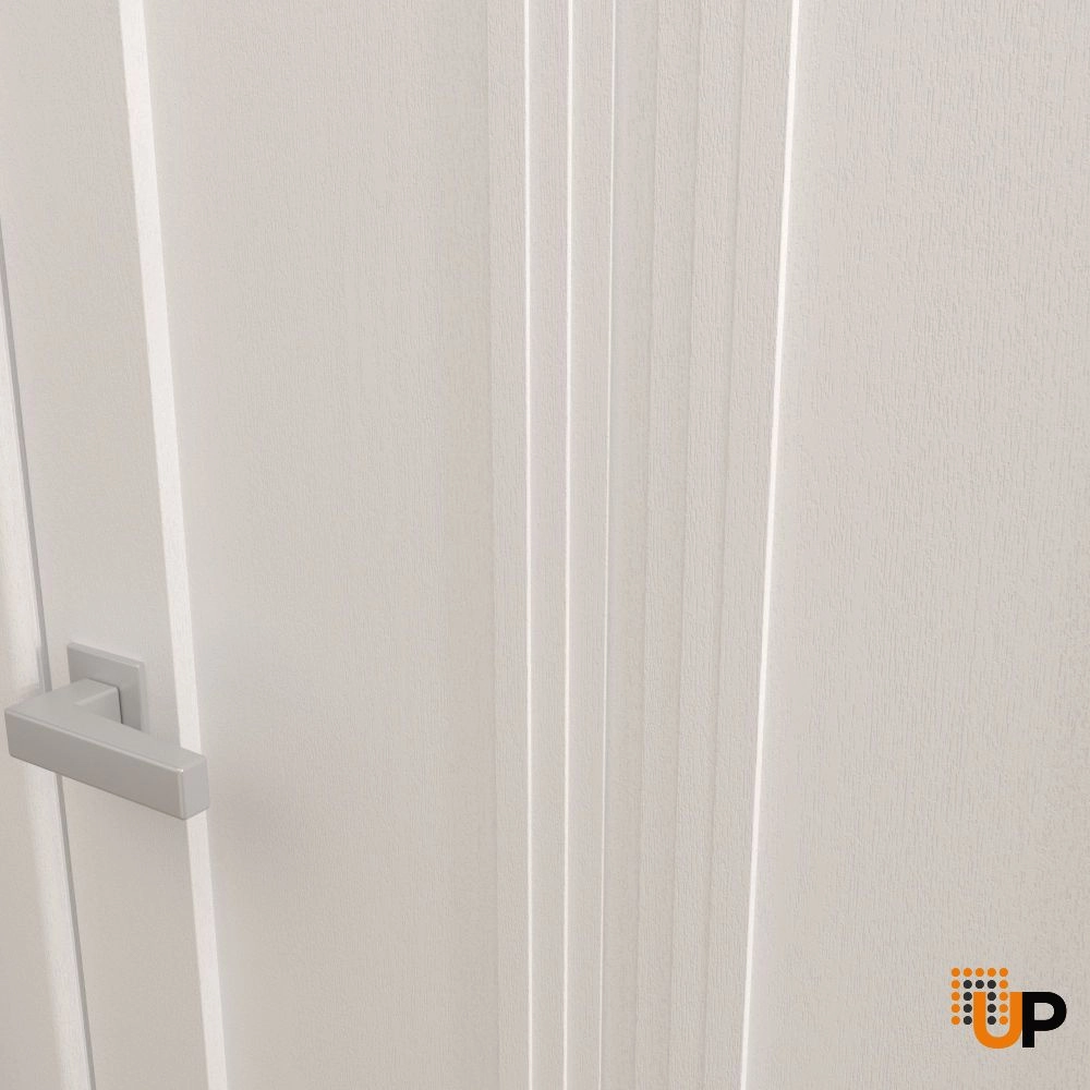 Double solid core sliding interior pocket double door | Ego 5006  EGO Painted White Oak | 72 x 80 (2* 36x80) photo#3