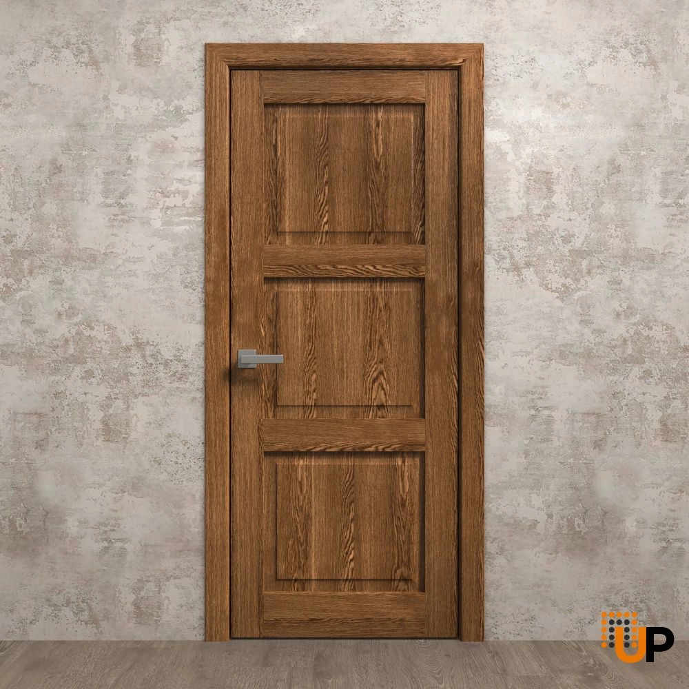 Single solid core interior door slab | Ego 5010  EGO Cognac Oak | 30 x 80 photo#2