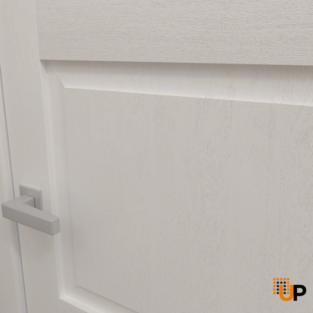 2 folding panels solid core sliding interior bi-fold door | Ego 5010  EGO Painted White Oak | 36 x 80 (2* 18x80) photo#3