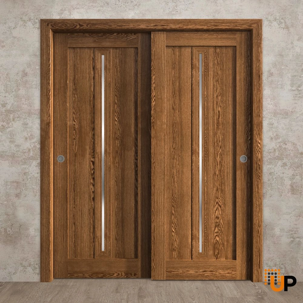 Single solid core interior door slab | Ego 5014  EGO Cognac Oak | 18 x 80 photo#4