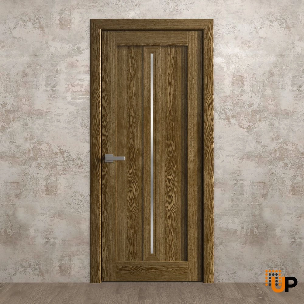 Single solid core luxury interior swing door | Ego 5014  EGO Marble Oak | 18 x 80 photo#2