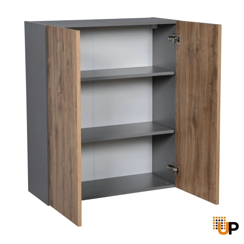 27" x 36" Wall Cabinet-Double Door-with Natural Teak door photo#2
