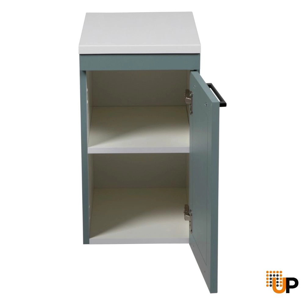 Side Vanity Cabinet Palm Beach Collection Green Matte Color 12" photo#3