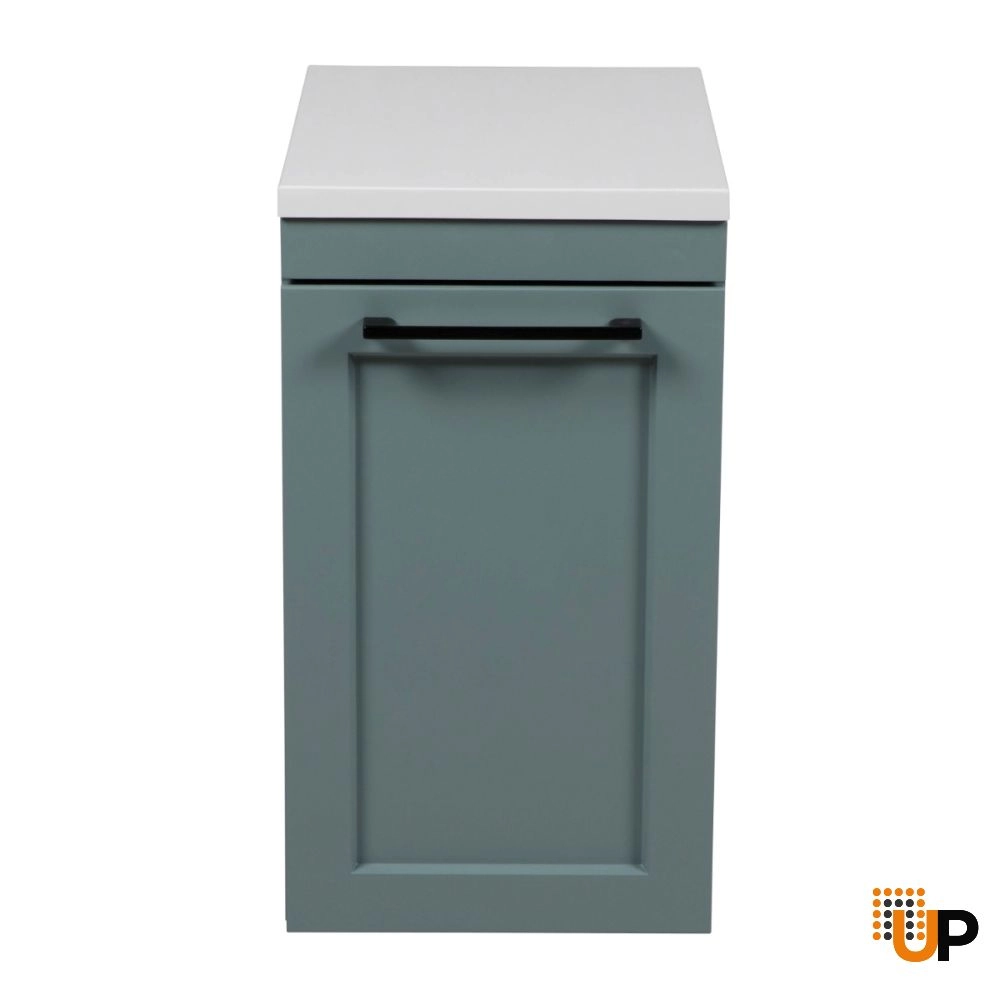 Side Vanity Cabinet Palm Beach Collection Green Matte Color 12" photo#4