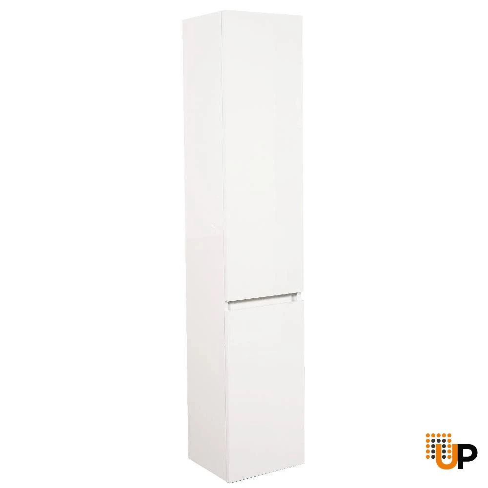 Side Vanity Cabinet Niagara, White Hight Gloss, 16" photo#1