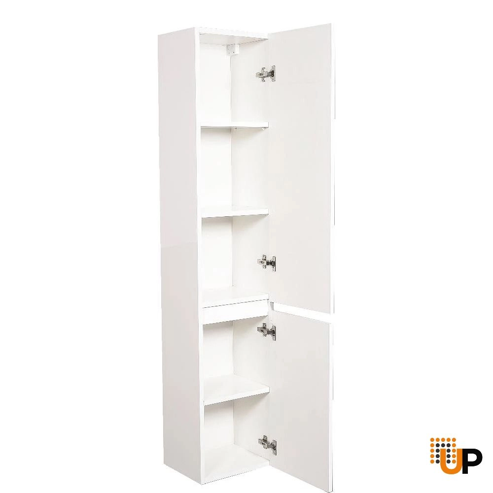 Side Vanity Cabinet Niagara, White Hight Gloss, 16" photo#2