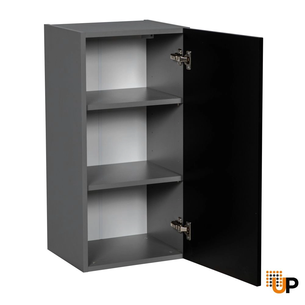 9" x 30" Wall Cabinet-Single Door-with Black Matte door photo#2