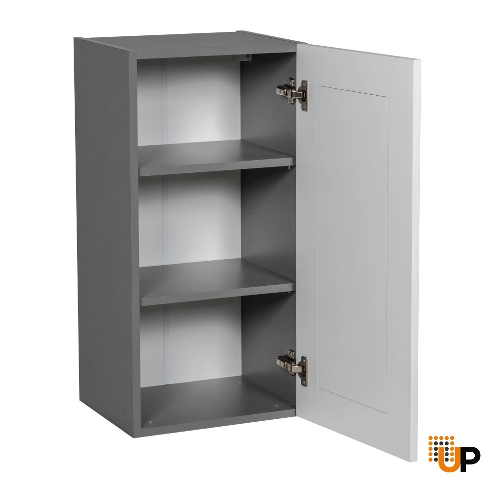 18" x 30" Wall Cabinet-Single Door-with Shaker White Matte door photo#2