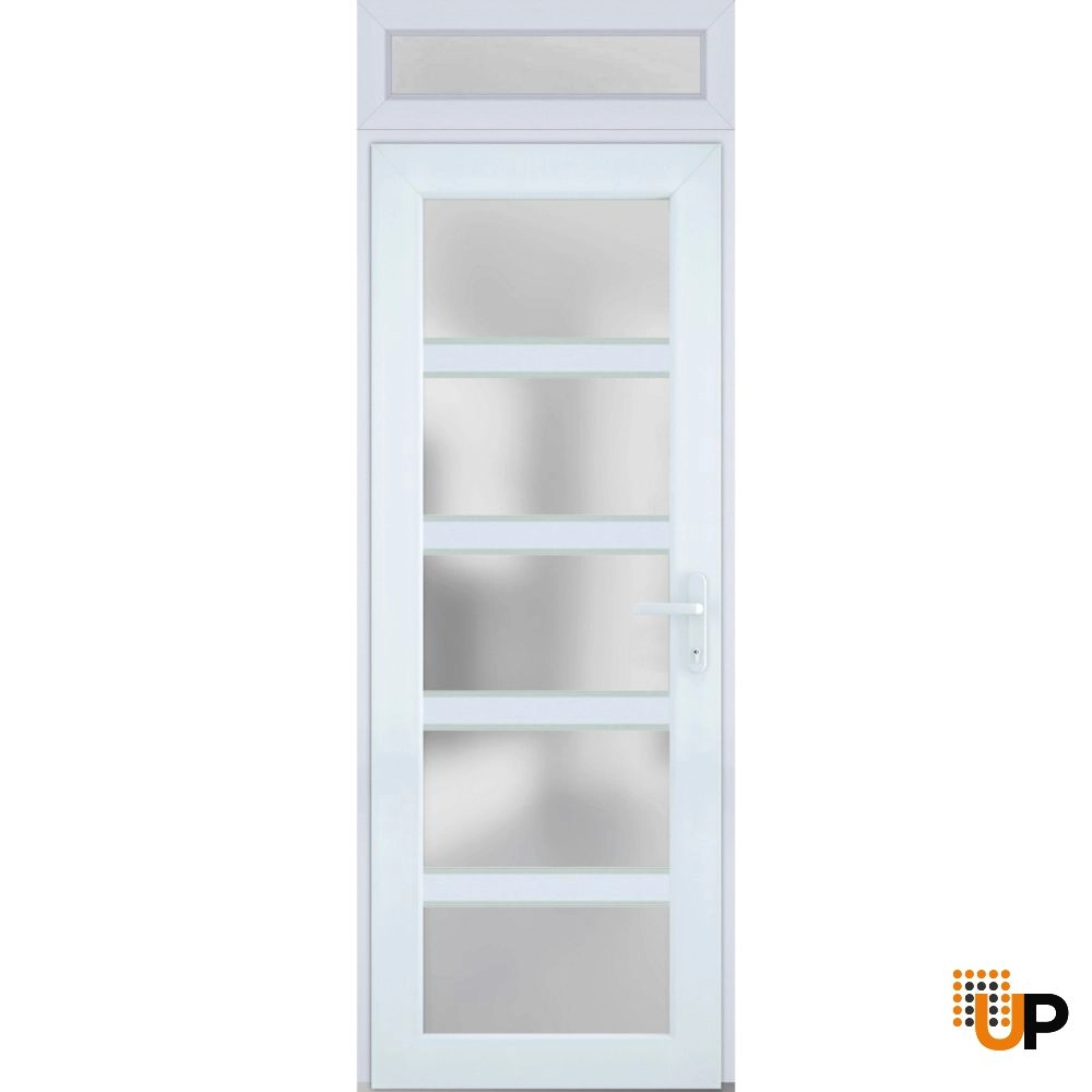 Metal-Plastic Top Lite for Entry Door White-38" x 14" photo#2