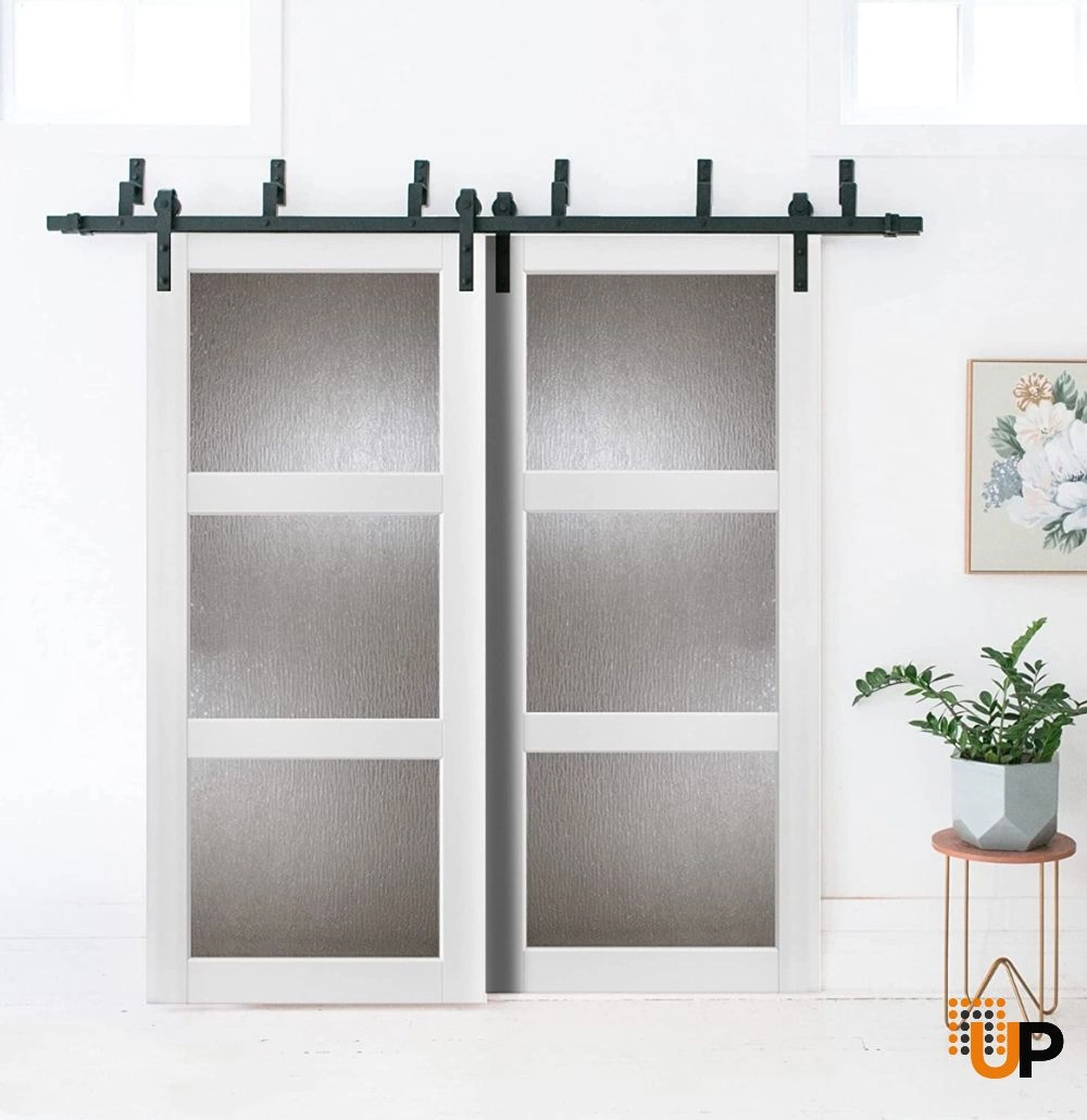 Single solid core interior door slab | Lucia 2588 White | 18 x 80 photo#4