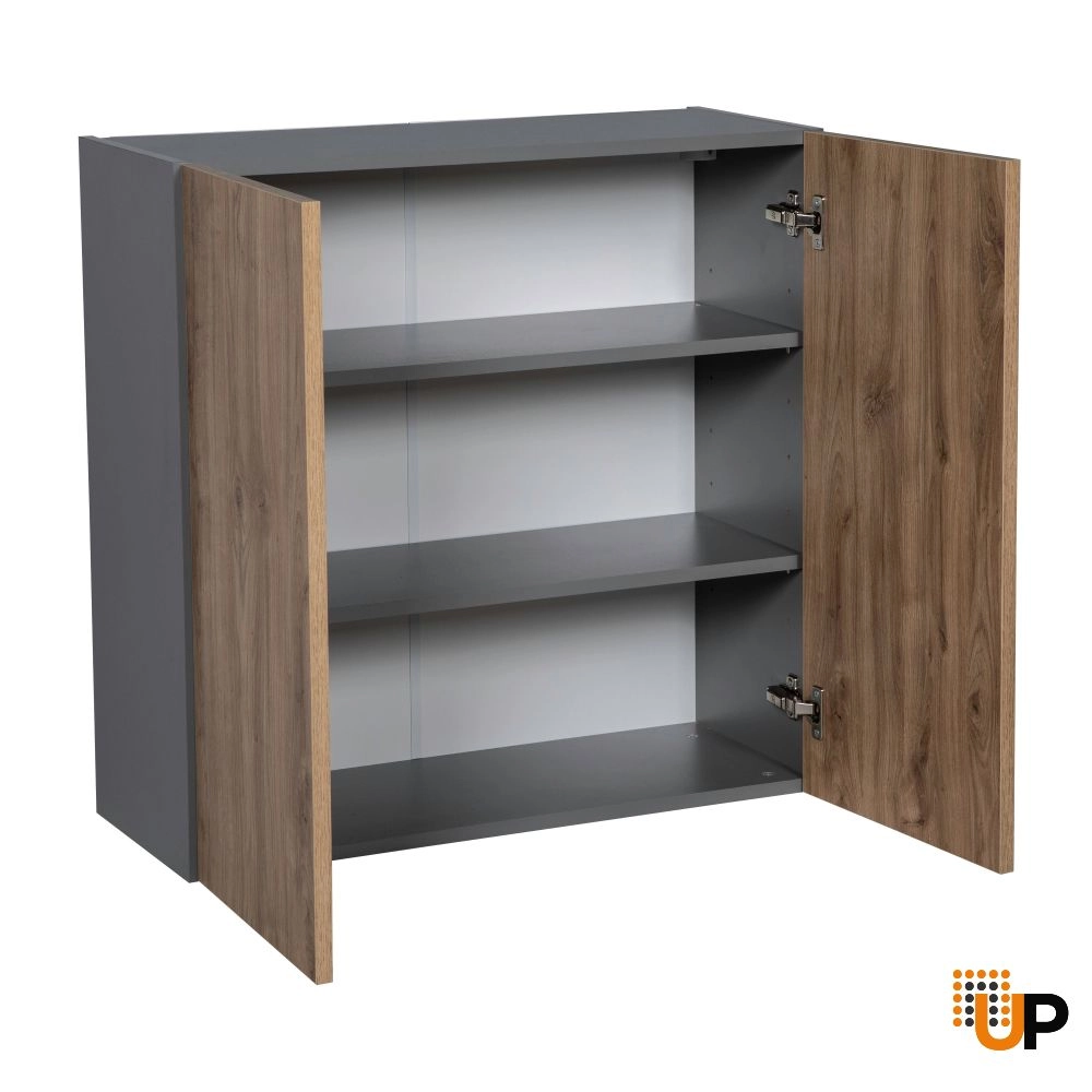 24" x 30" Wall Cabinet-Double Door-with Natural Teak door photo#2