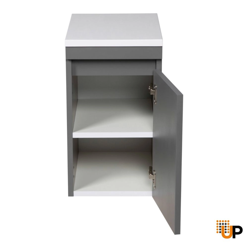 Side Vanity Cabinet NIAGARA Collection Gray Matt Color 12" photo#3