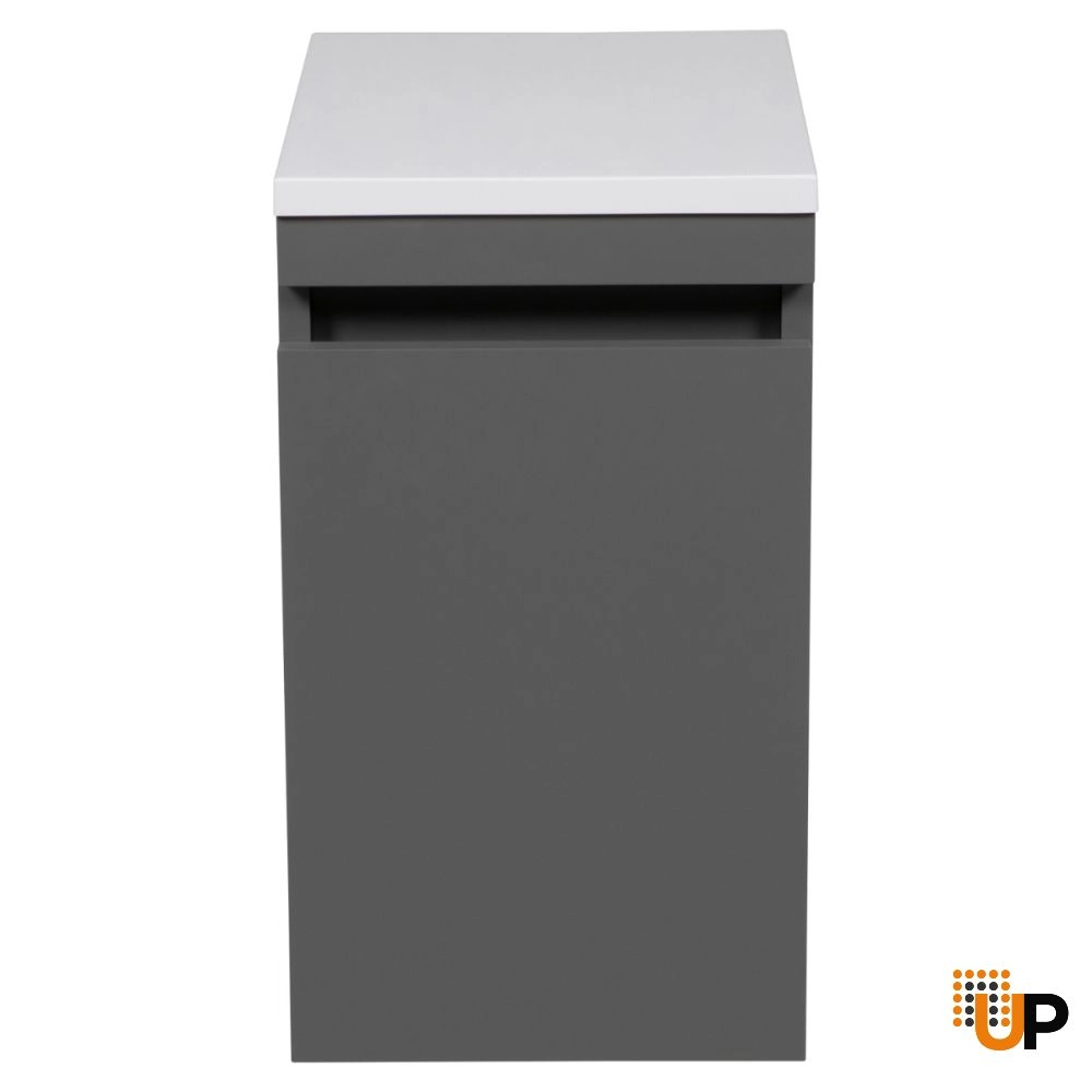 Side Vanity Cabinet NIAGARA Collection Gray Matt Color 12" photo#4