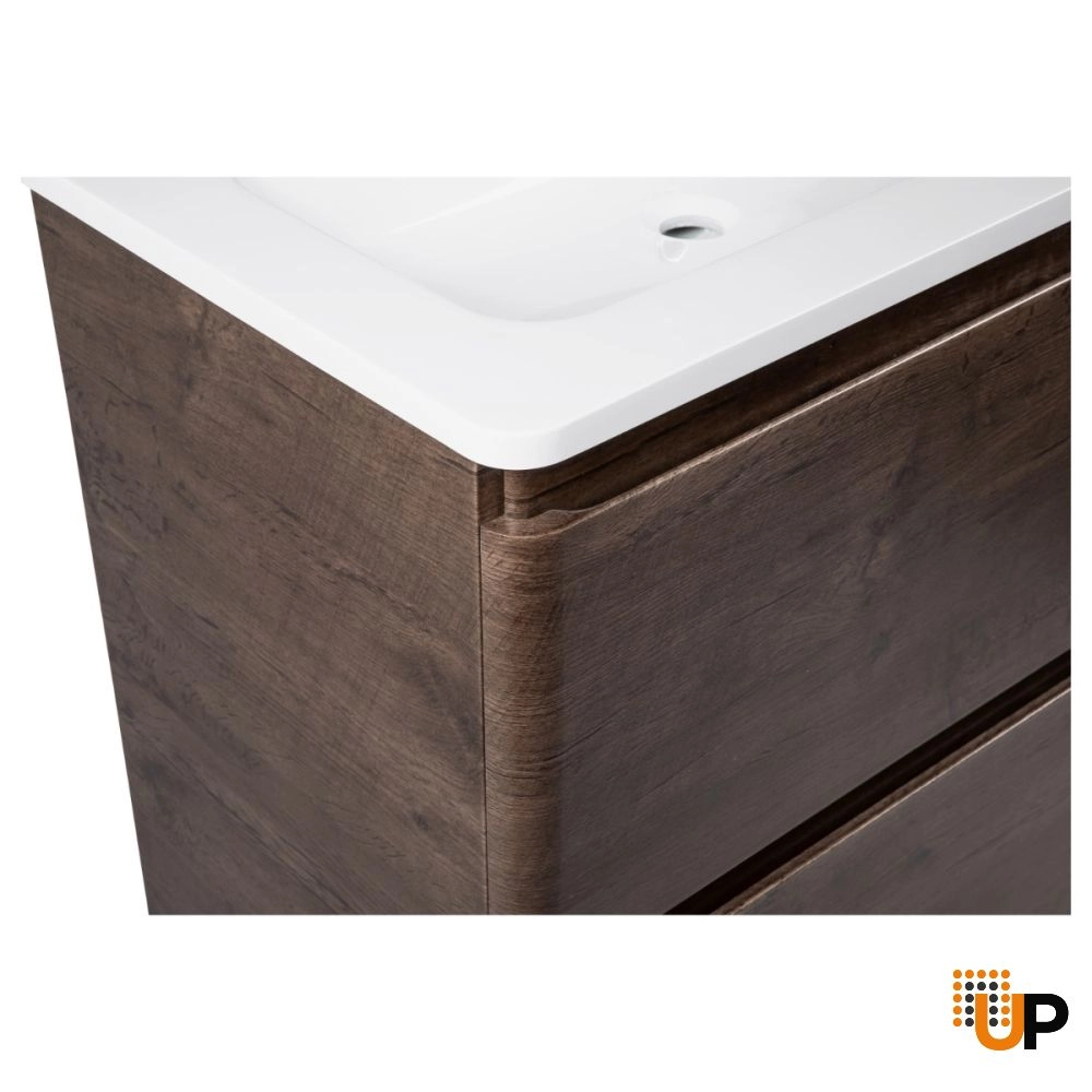 Modern Free Standing Bathroom Vanity with Washbasin | Comfort Rosewood Collection | Non-Toxic Fire-Resistant MDF photo#6