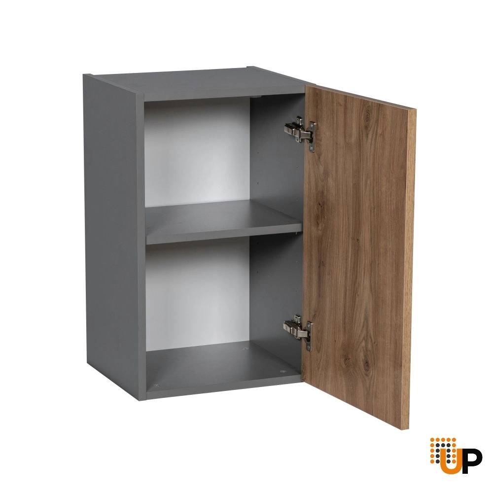9" x 24" Wall Cabinet-Single Door-with Natural Teak door photo#2