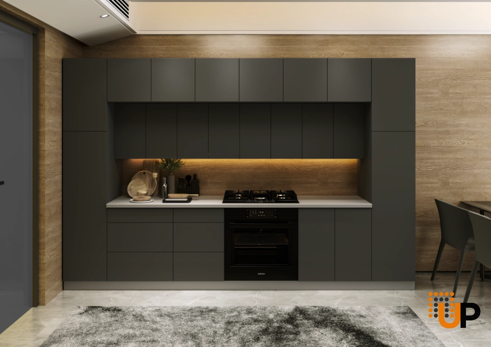 Kitchen Luxe Collection Black Color Base Size 12Ft Wide photo#2