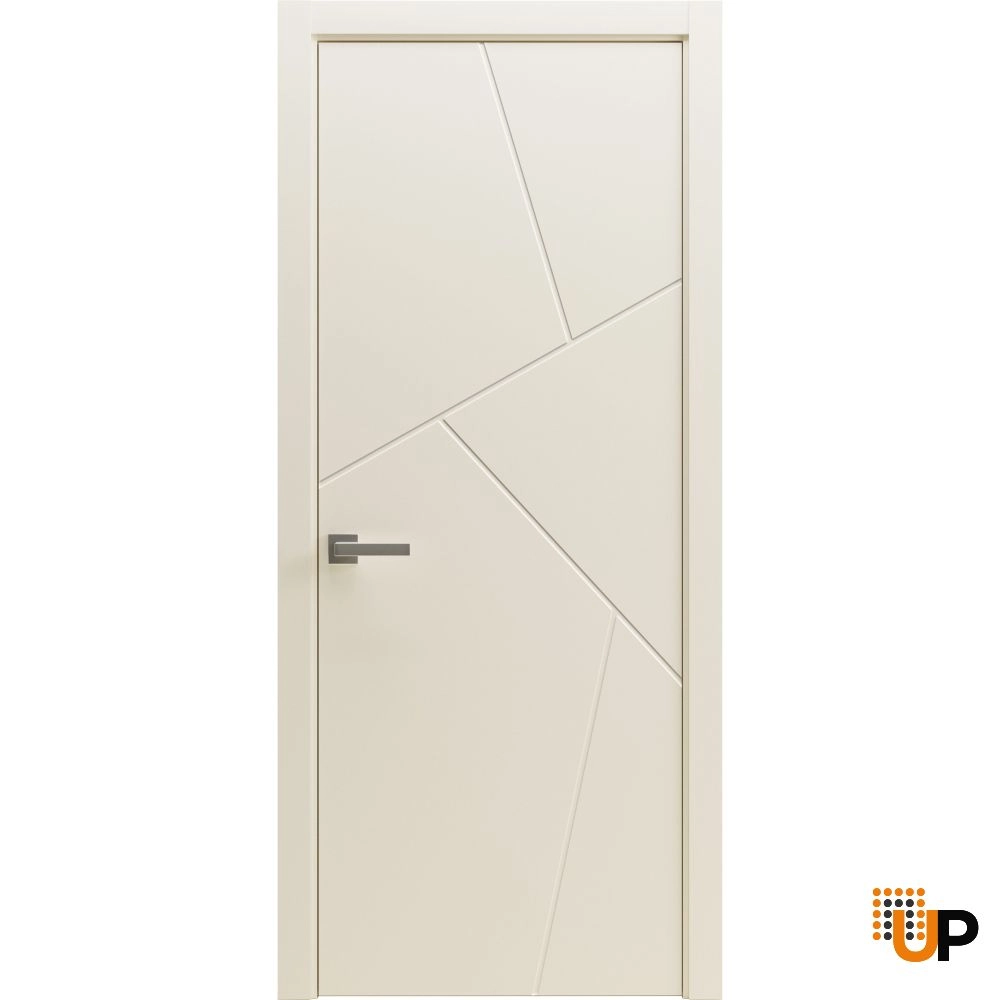 Single solid core interior swing door | Riviera 9008 White photo#1