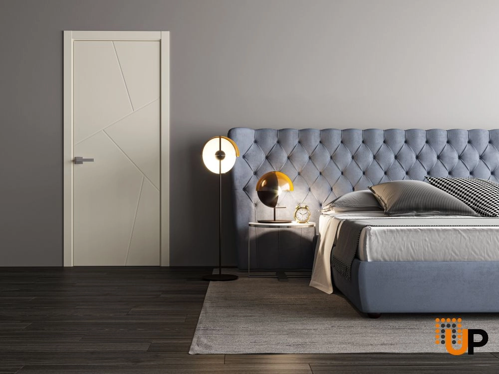 Single solid core interior swing door | Riviera 9008 White photo#2