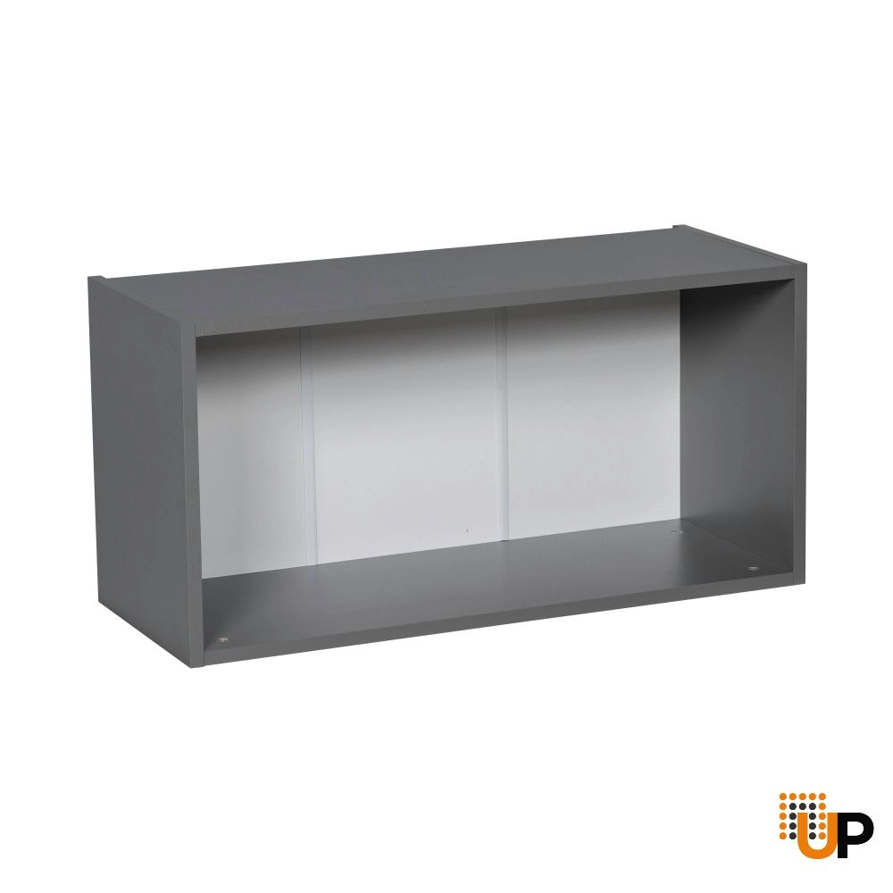 33" x 18" Wall Cabinet-Double Door-Grey photo#1