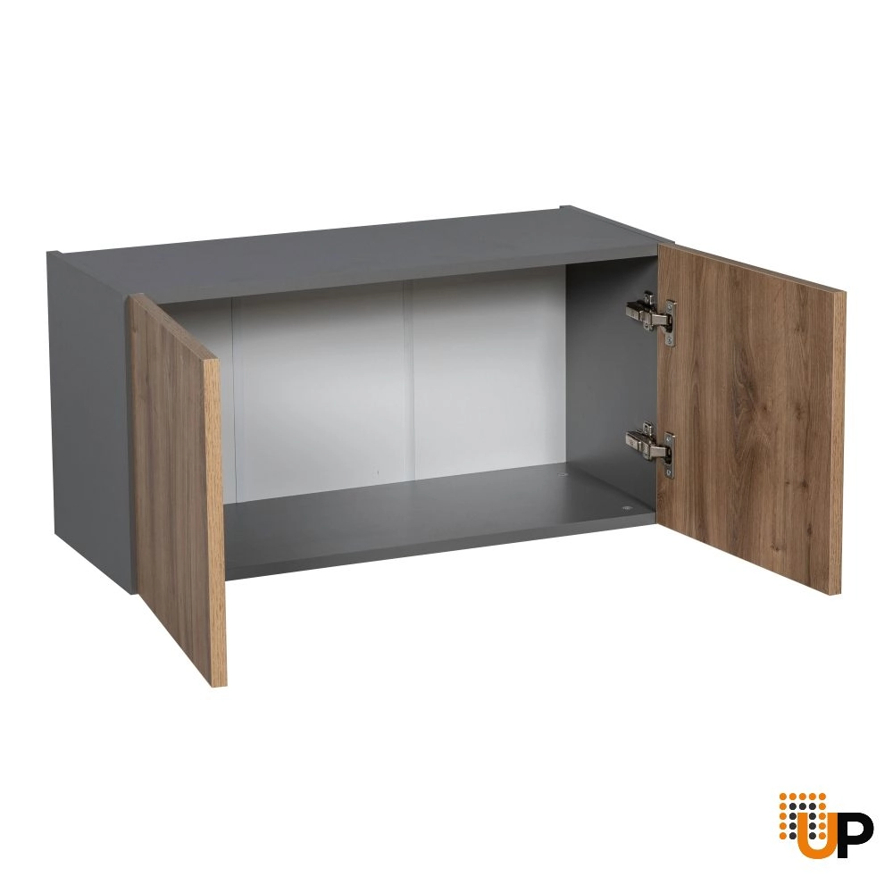 24" x 18" Wall Cabinet-Double Door-with Natural Teak door photo#2