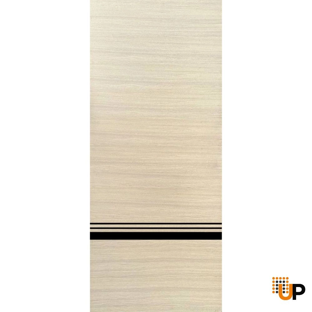Single solid wood with honeycomb modern interior door slab | Planum 0012 Natural Veneer | 18 x 80 photo#1
