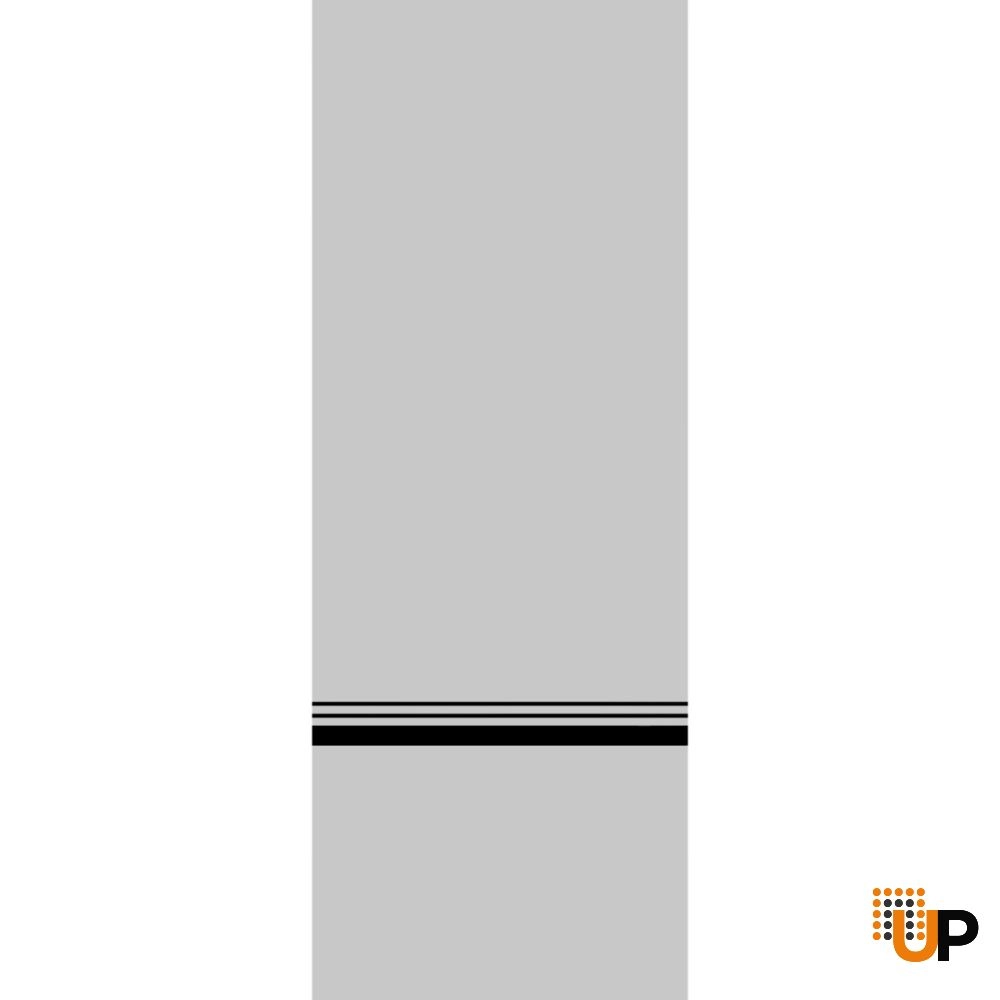 Single solid wood with honeycomb modern interior door slab | Planum 0012 Matte Grey | 18 x 80 photo#1